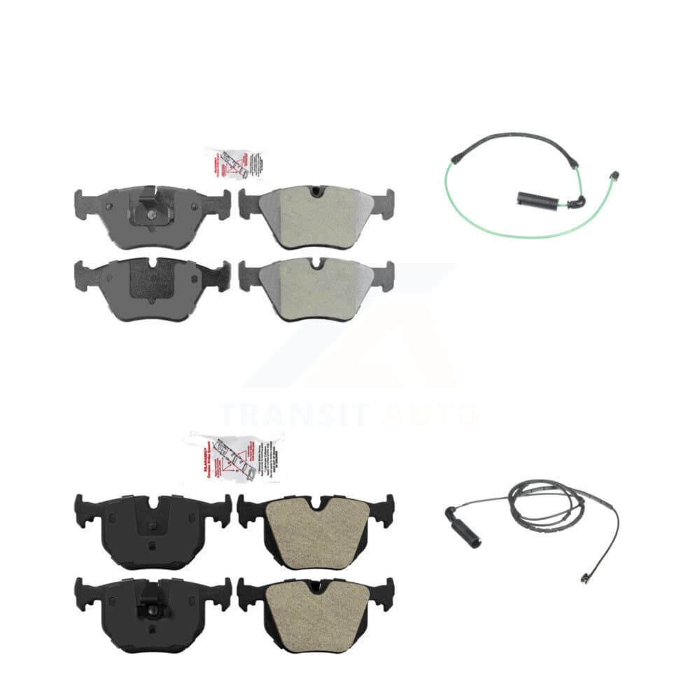 AmeriBRAKES - KNW-100190 - Front and Rear Disc Brake Pad Kits image 1