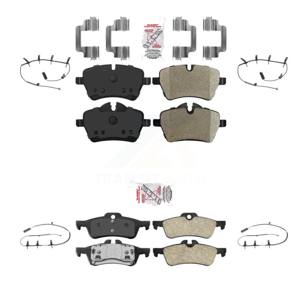 AmeriBRAKES - KNW-100200 - Front and Rear Disc Brake Pad Kits image 1