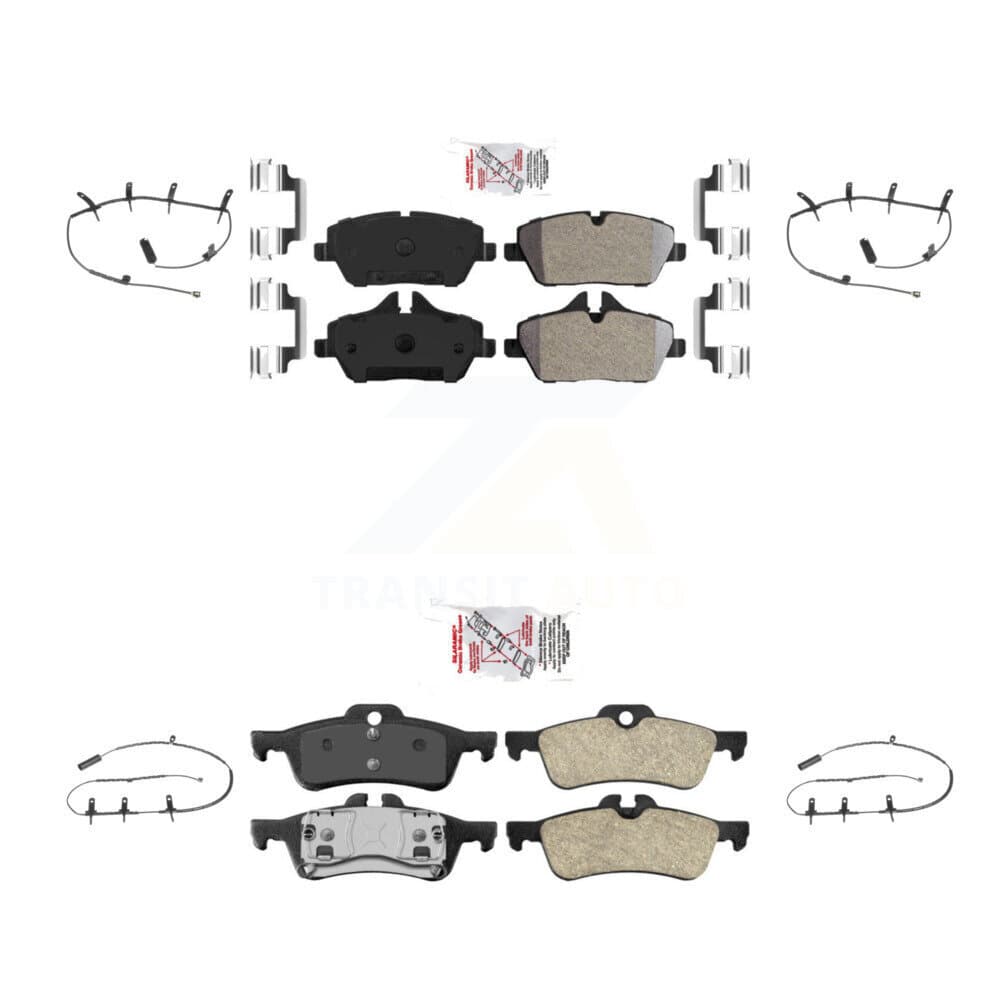 AmeriBRAKES - KNW-100202 - Front and Rear Disc Brake Pad Kits image 1