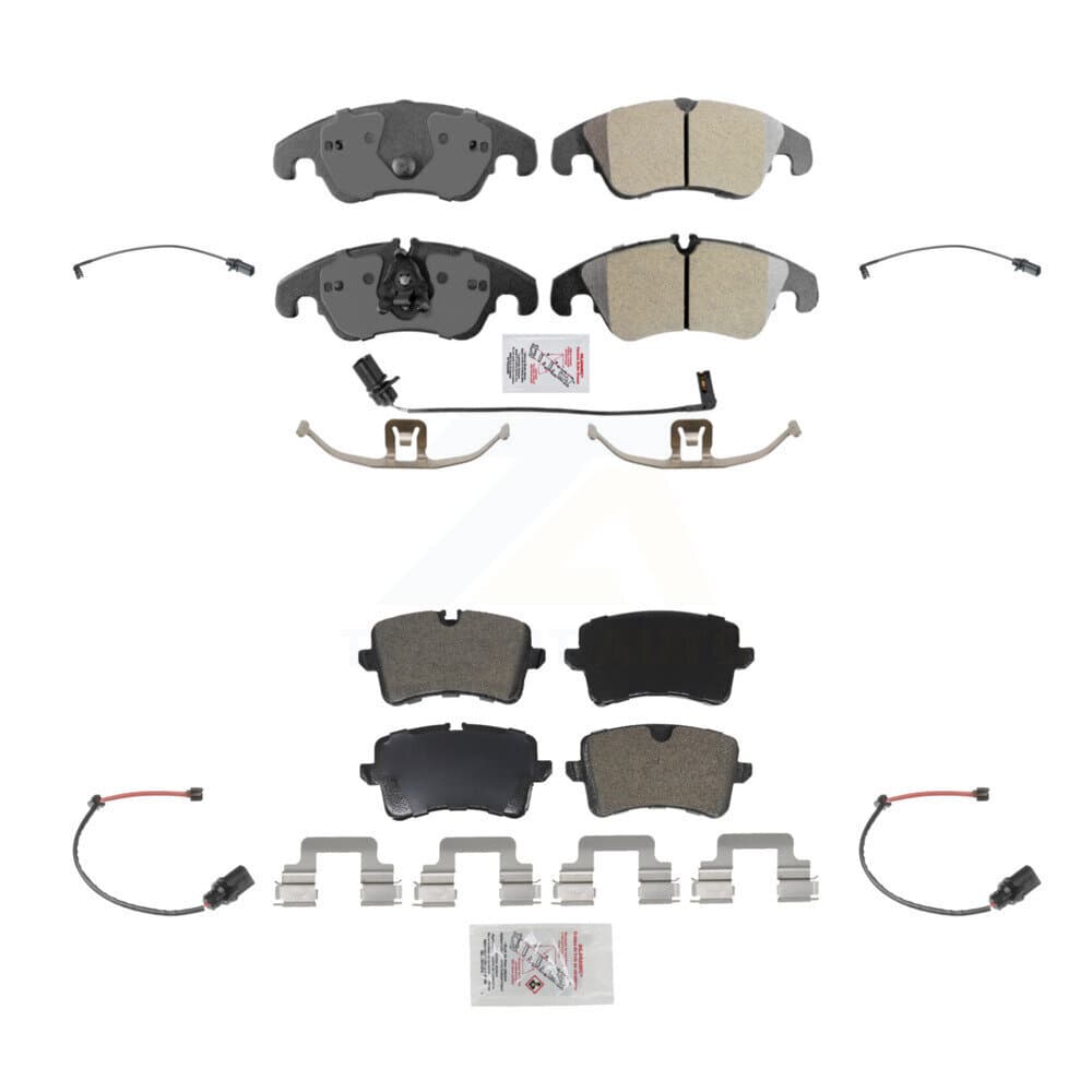 AmeriBRAKES - KNW-100206 - Front and Rear Disc Brake Pad Kits image 1