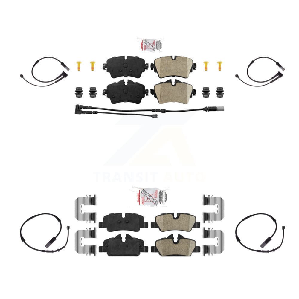 AmeriBRAKES - KNW-100219 - Front and Rear Disc Brake Pad Kits image 1