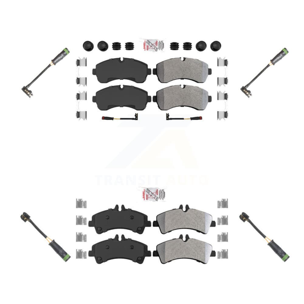AmeriBRAKES - KNW-100265 - Front and Rear Disc Brake Pad Kits image 1