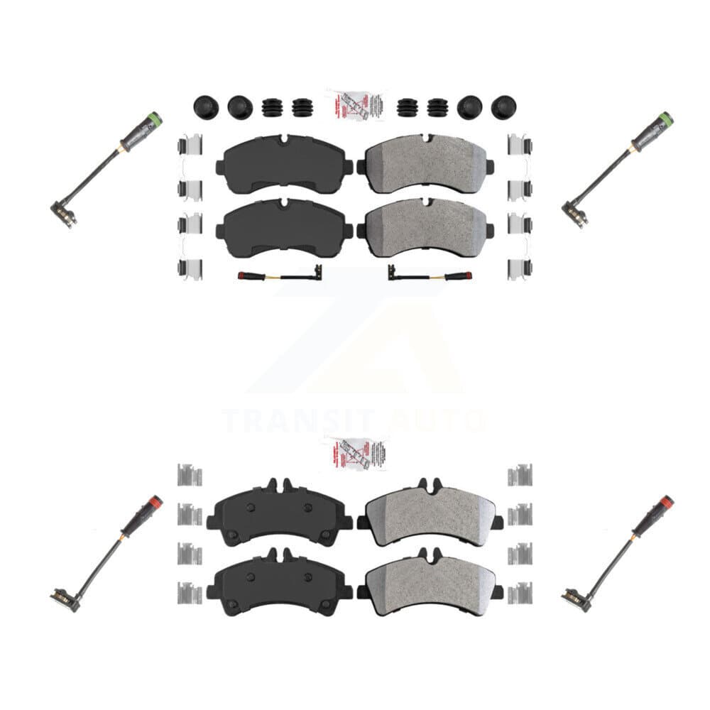 AmeriBRAKES - KNW-100269 - Front and Rear Disc Brake Pad Kits image 1