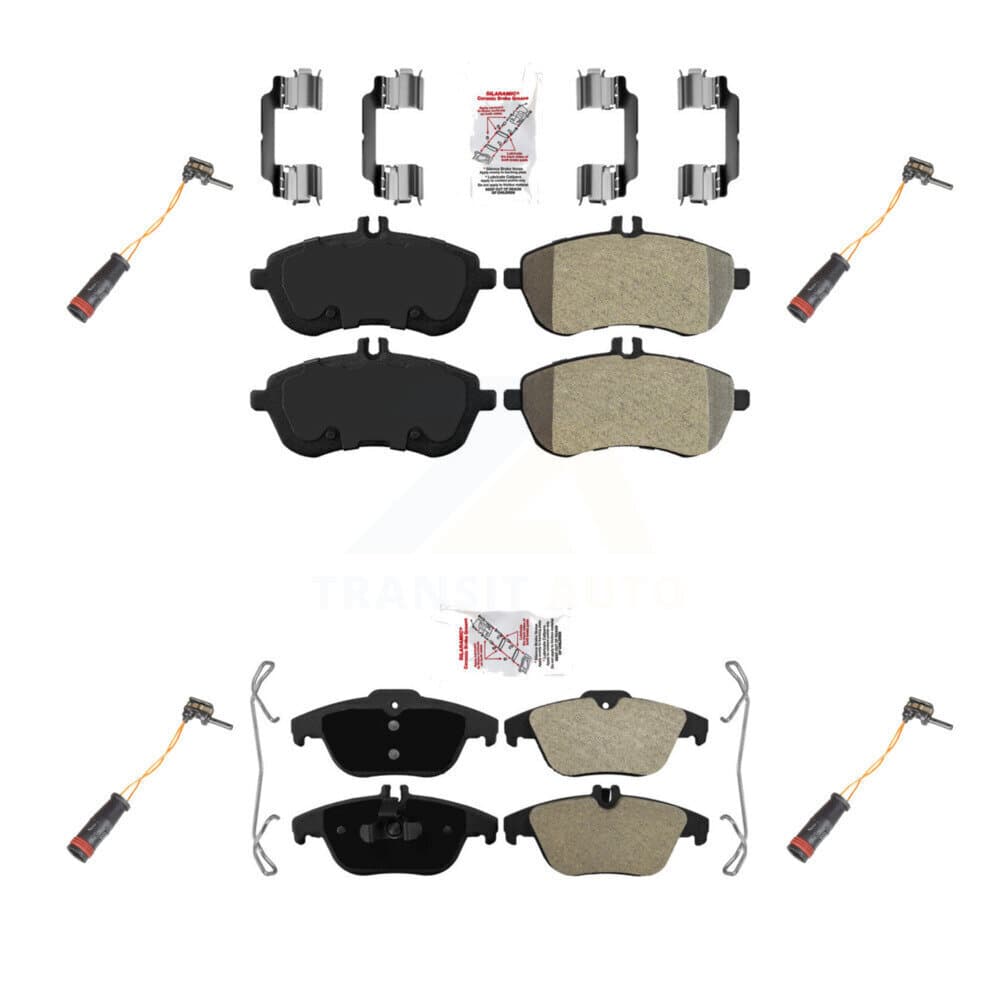 AmeriBRAKES - KNW-100315 - Front and Rear Disc Brake Pad Kits image 1