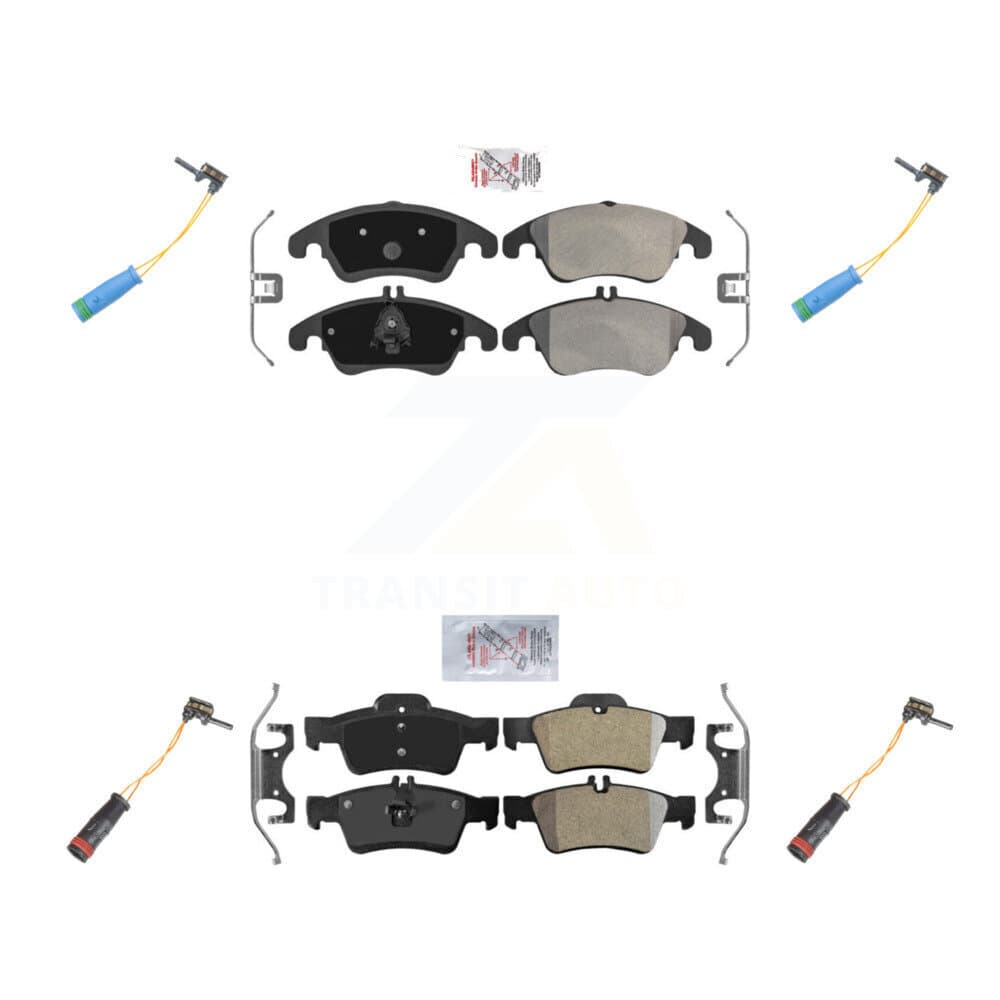 AmeriBRAKES - KNW-100328 - Front and Rear Disc Brake Pad Kits image 1
