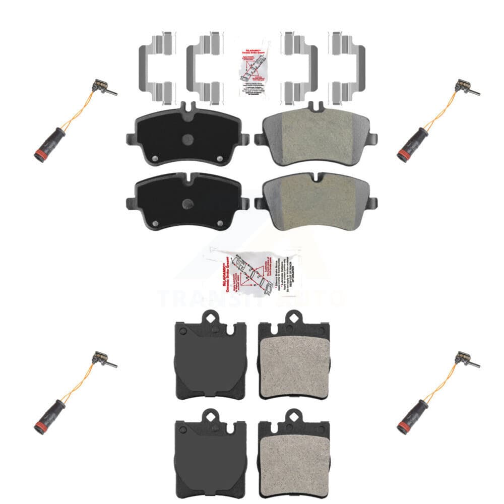 AmeriBRAKES - KNW-100334 - Front and Rear Disc Brake Pad Kits image 1