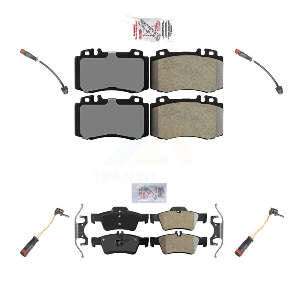 AmeriBRAKES - KNW-100338 - Front and Rear Disc Brake Pad Kits image 1