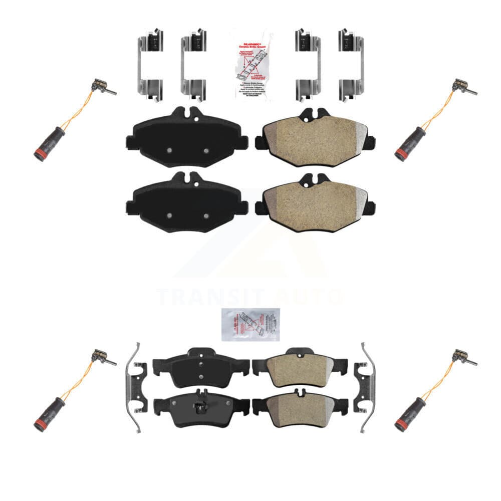 AmeriBRAKES - KNW-100340 - Front and Rear Disc Brake Pad Kits image 1