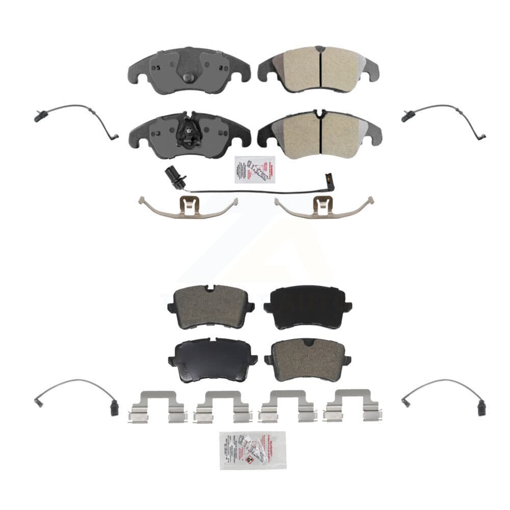 AmeriBRAKES - KNW-100367 - Front and Rear Disc Brake Pad Kits image 1