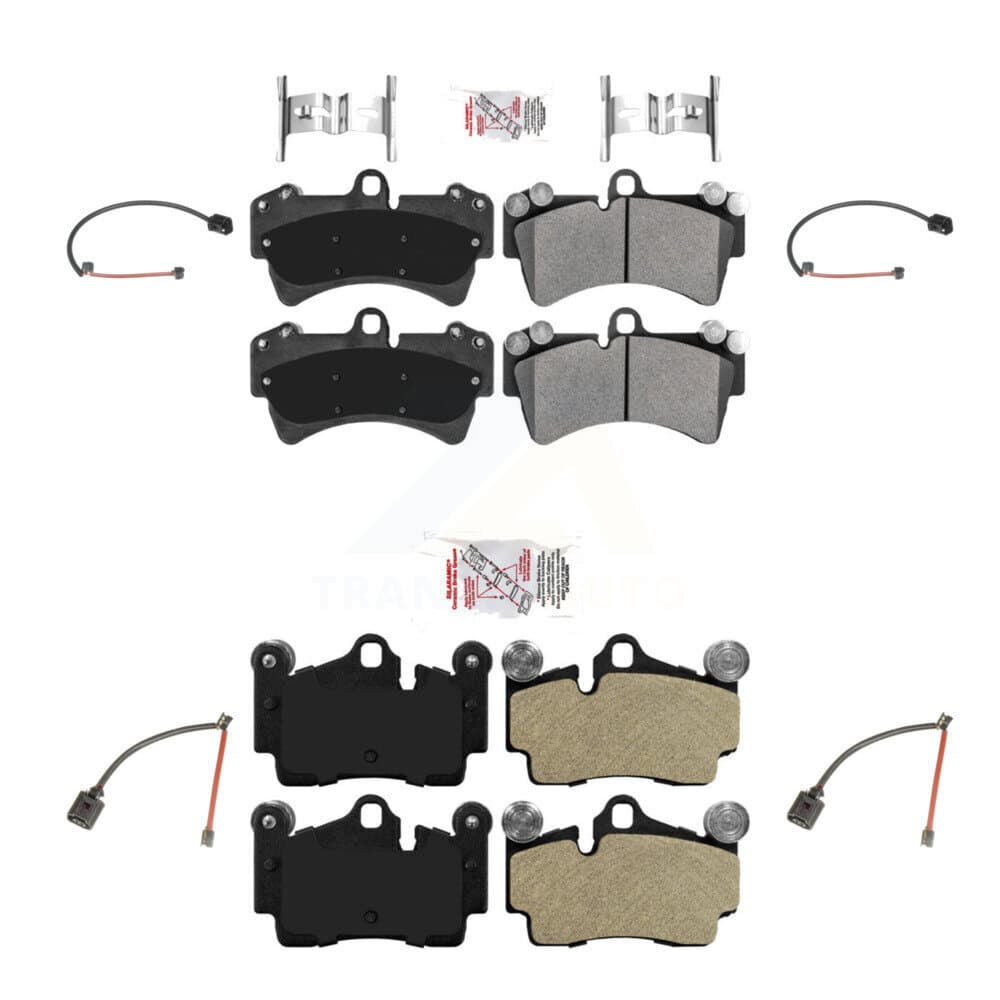 AmeriBRAKES - KNW-100380 - Front and Rear Disc Brake Pad Kits image 1