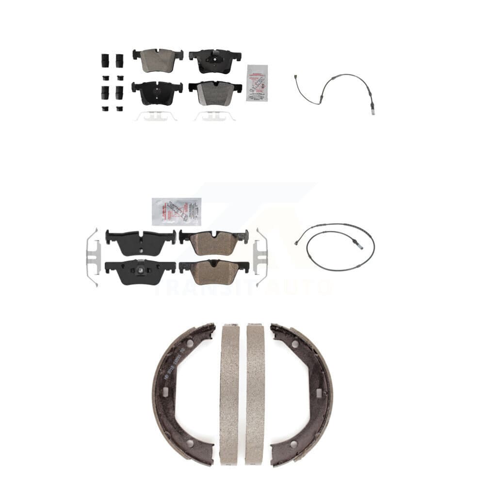 AmeriBRAKES - KNW-100424 - Front and Rear Disc Brake Pad Kits image 1