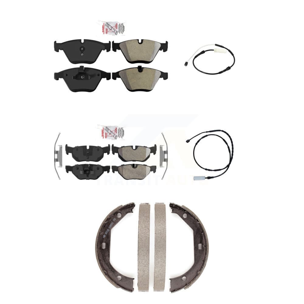 AmeriBRAKES - KNW-100458 - Front and Rear Disc Brake Pad Kits image 1