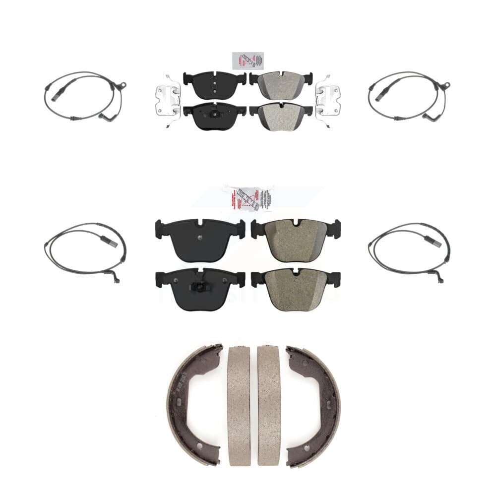 AmeriBRAKES - KNW-100480 - Front and Rear Disc Brake Pad Kits image 1