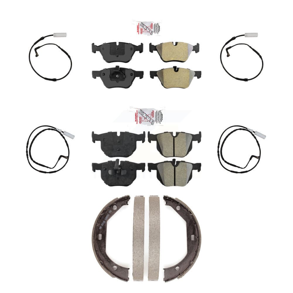 AmeriBRAKES - KNW-100507 - Front and Rear Disc Brake Pad Kits image 1
