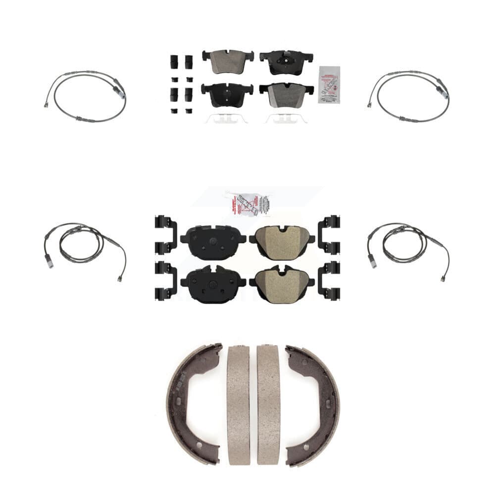AmeriBRAKES - KNW-100526 - Front and Rear Disc Brake Pad Kits image 1