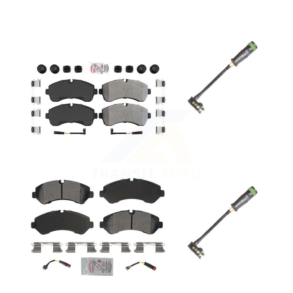 AmeriBRAKES - KNW-101131 - Front and Rear Disc Brake Pad Kits image 1