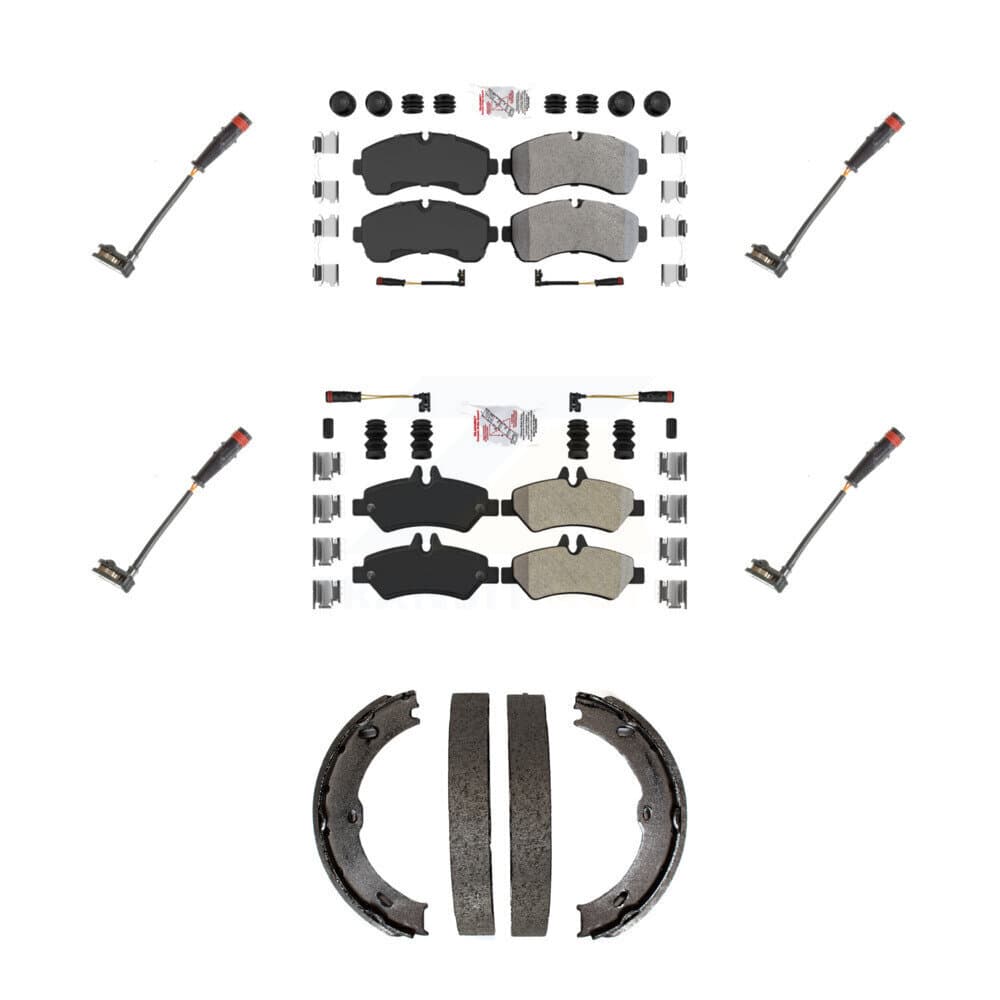AmeriBRAKES - KNW-101202 - Front and Rear Disc Brake Pad Kits image 1