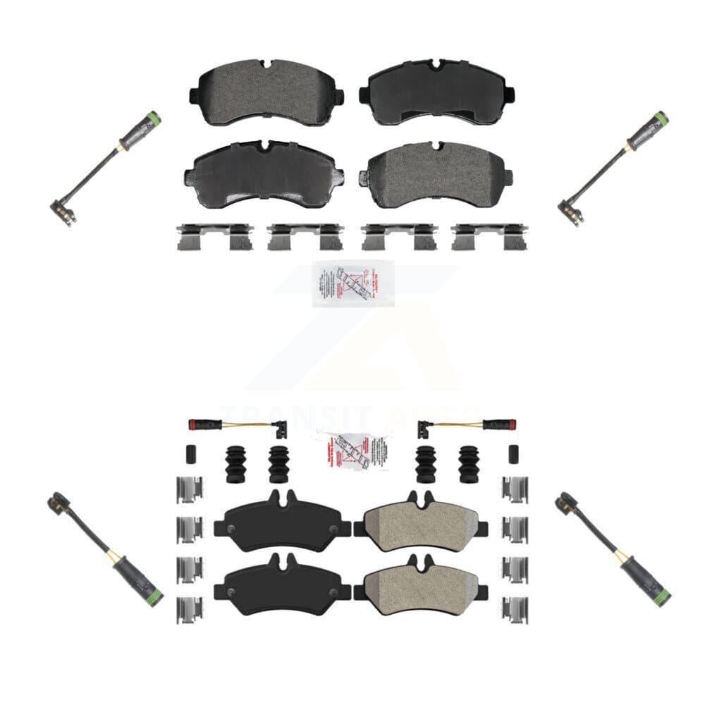 AmeriBRAKES - KNW-101257 - Front and Rear Disc Brake Pad Kits image 1