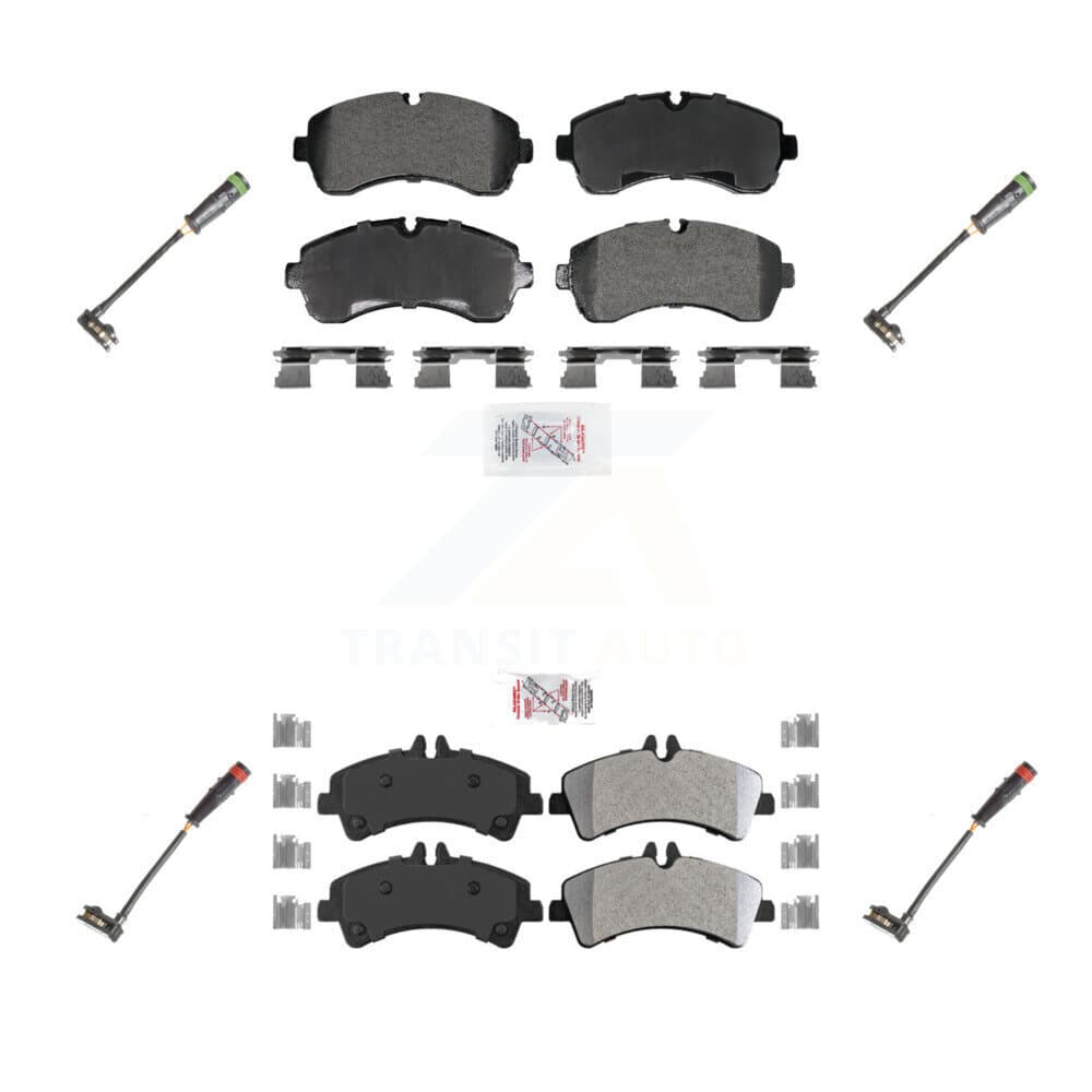AmeriBRAKES - KNW-101263 - Front and Rear Disc Brake Pad Kits image 1