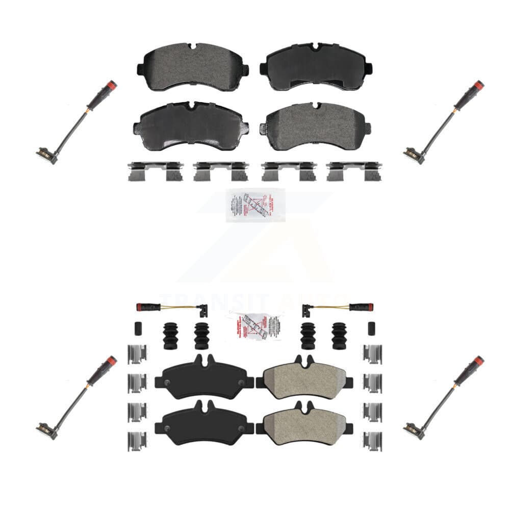 AmeriBRAKES - KNW-101283 - Front and Rear Disc Brake Pad Kits image 1