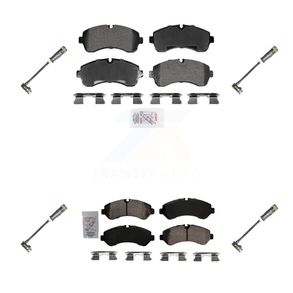 AmeriBRAKES - KNW-101293 - Front and Rear Disc Brake Pad Kits image 1