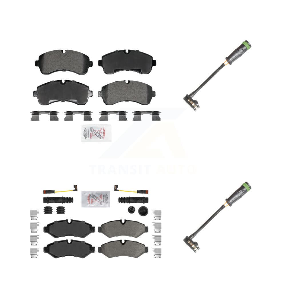 AmeriBRAKES - KNW-101327 - Front and Rear Disc Brake Pad Kits image 1