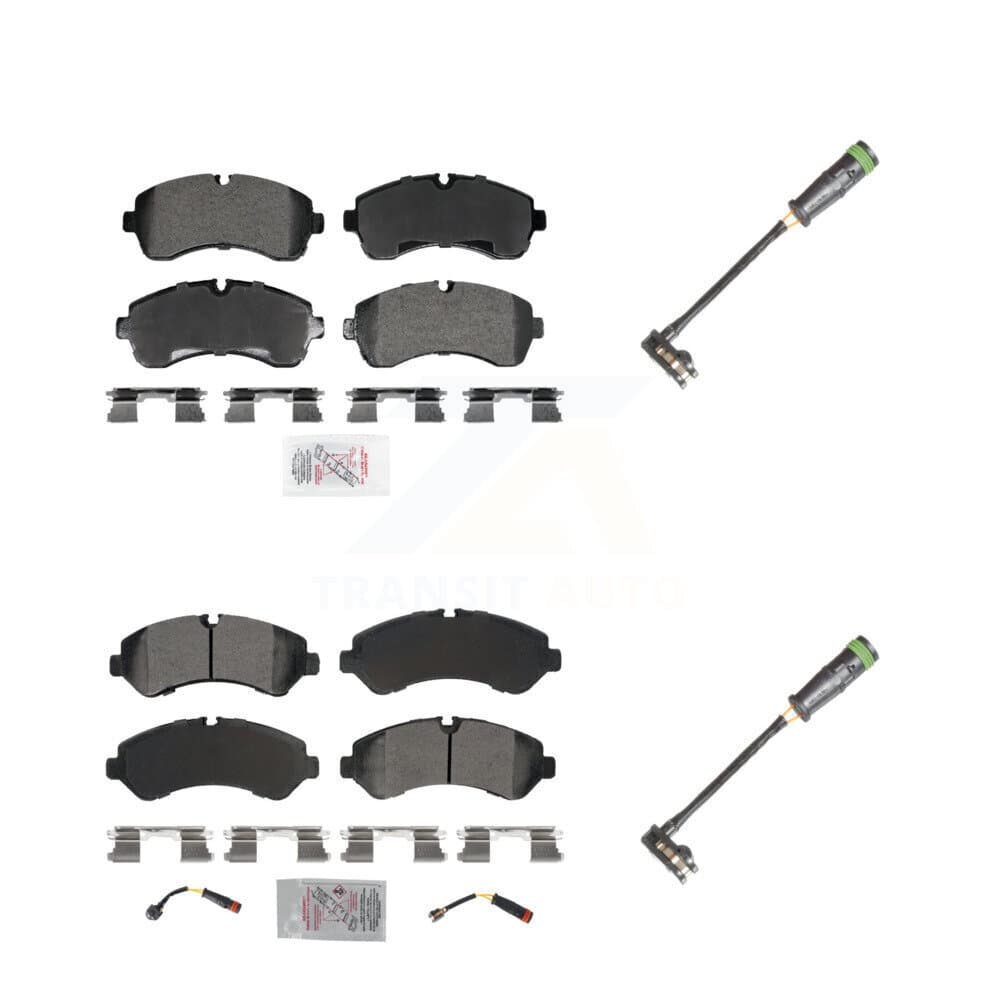 AmeriBRAKES - KNW-101328 - Front and Rear Disc Brake Pad Kits image 1