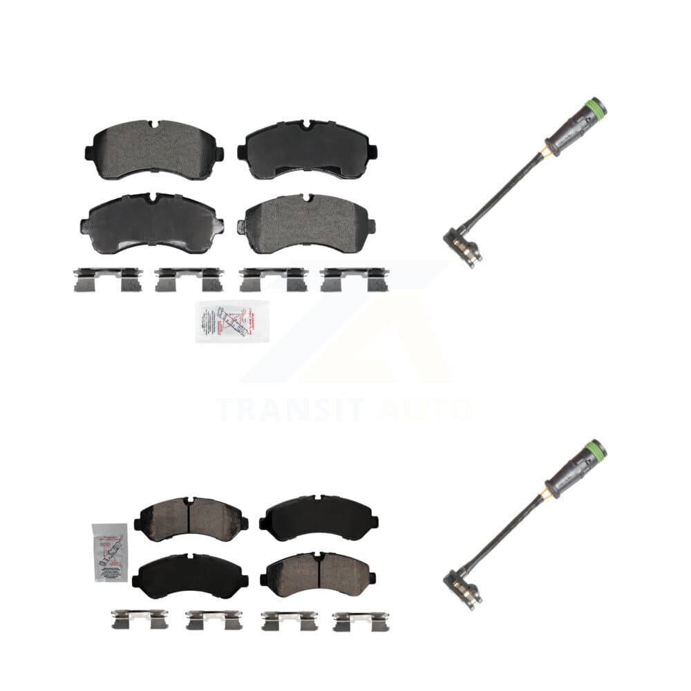 AmeriBRAKES - KNW-101329 - Front and Rear Disc Brake Pad Kits image 1