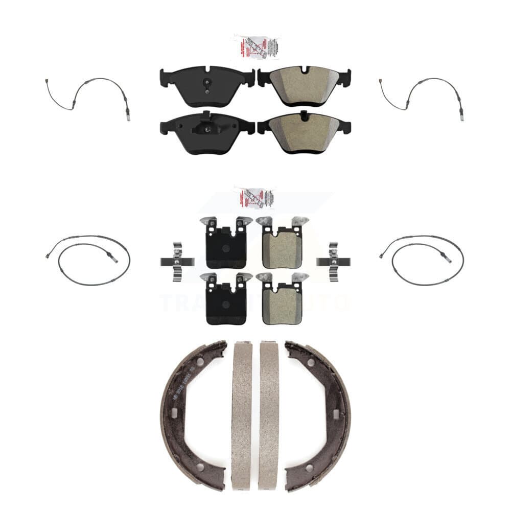 AmeriBRAKES - KNW-101374 - Front and Rear Disc Brake Pad Kits image 1