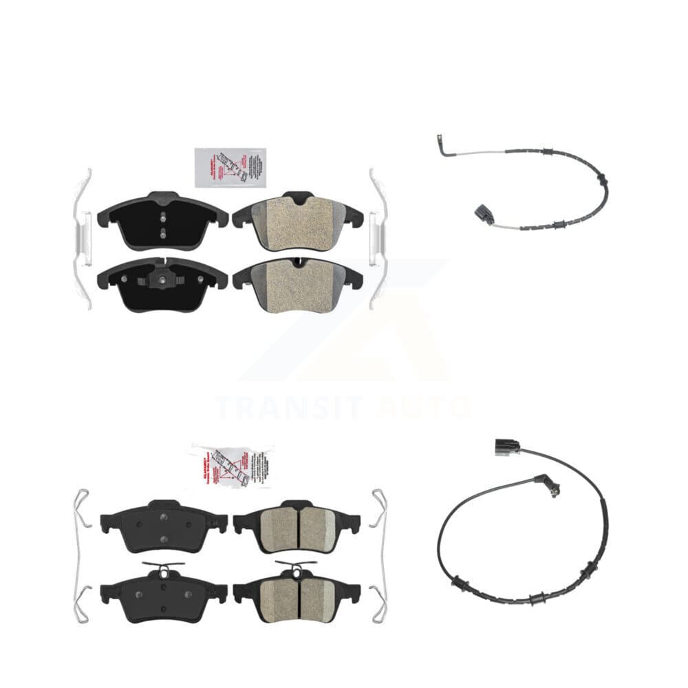 AmeriBRAKES - KNW-101391 - Front and Rear Disc Brake Pad Kits image 1