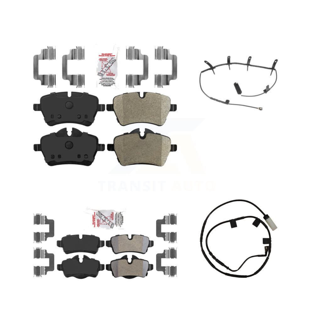 AmeriBRAKES - KNW-101403 - Front and Rear Disc Brake Pad Kits image 1