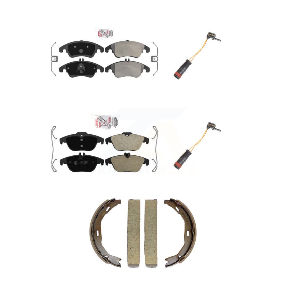 AmeriBRAKES - KNW-101446 - Front and Rear Disc Brake Pad Kits image 1