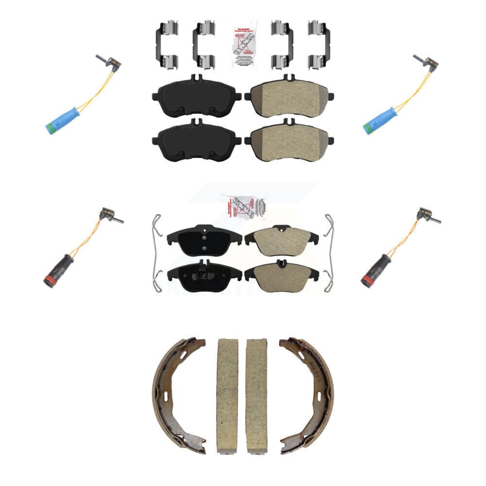 AmeriBRAKES - KNW-101461 - Front and Rear Disc Brake Pad Kits image 1