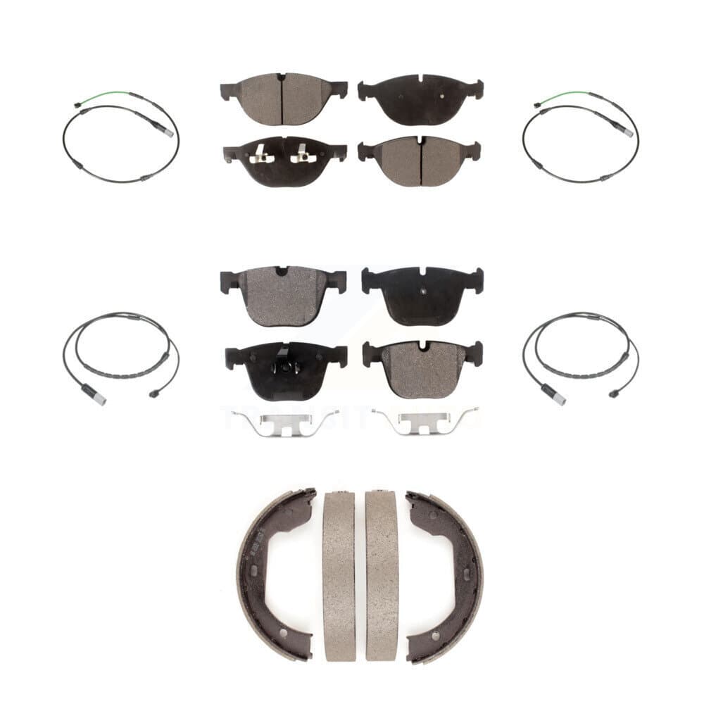 Positive Plus - KPW-100524 - Front and Rear Disc Brake Pad Kits image 1