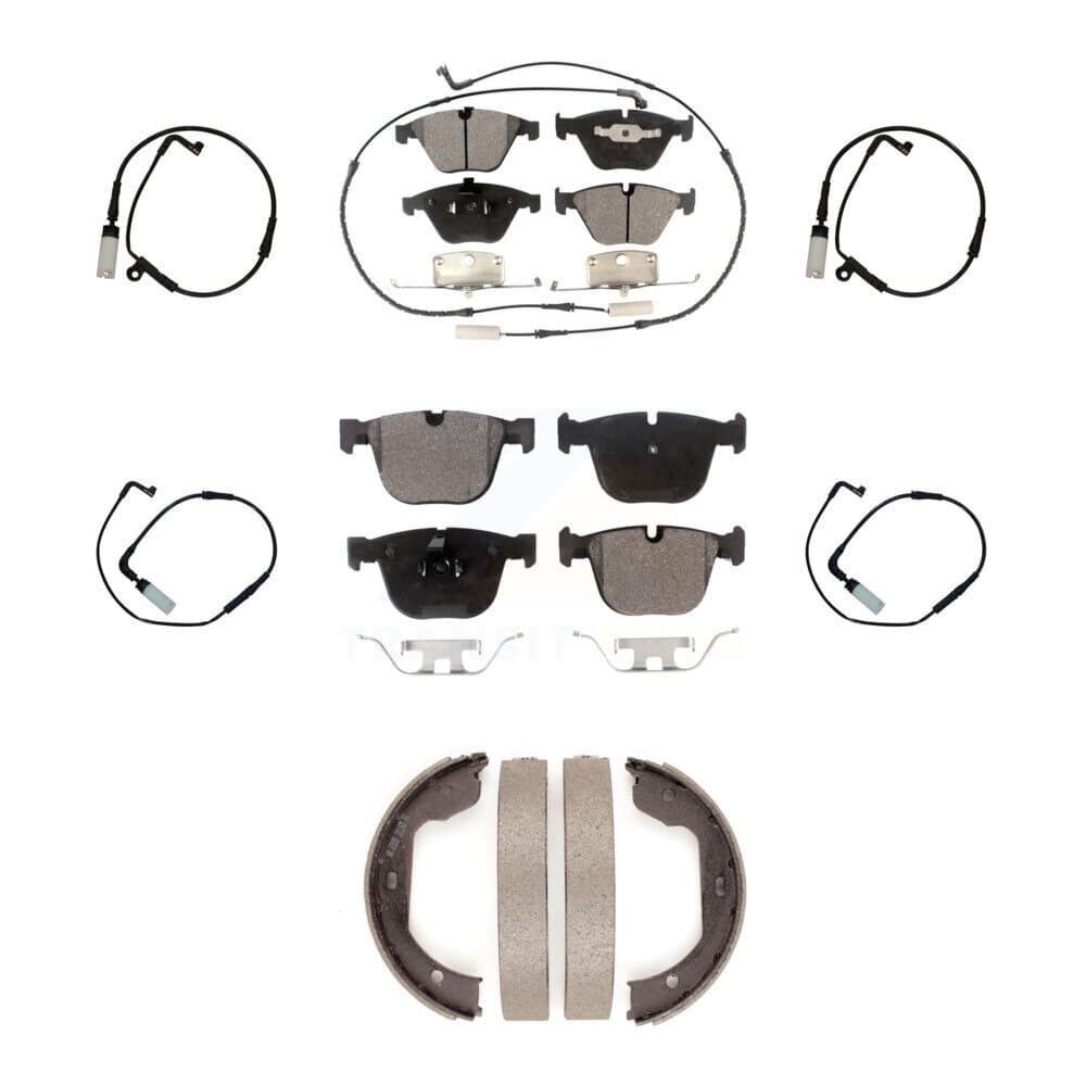 Positive Plus - KPW-100540 - Front and Rear Disc Brake Pad Kits image 1