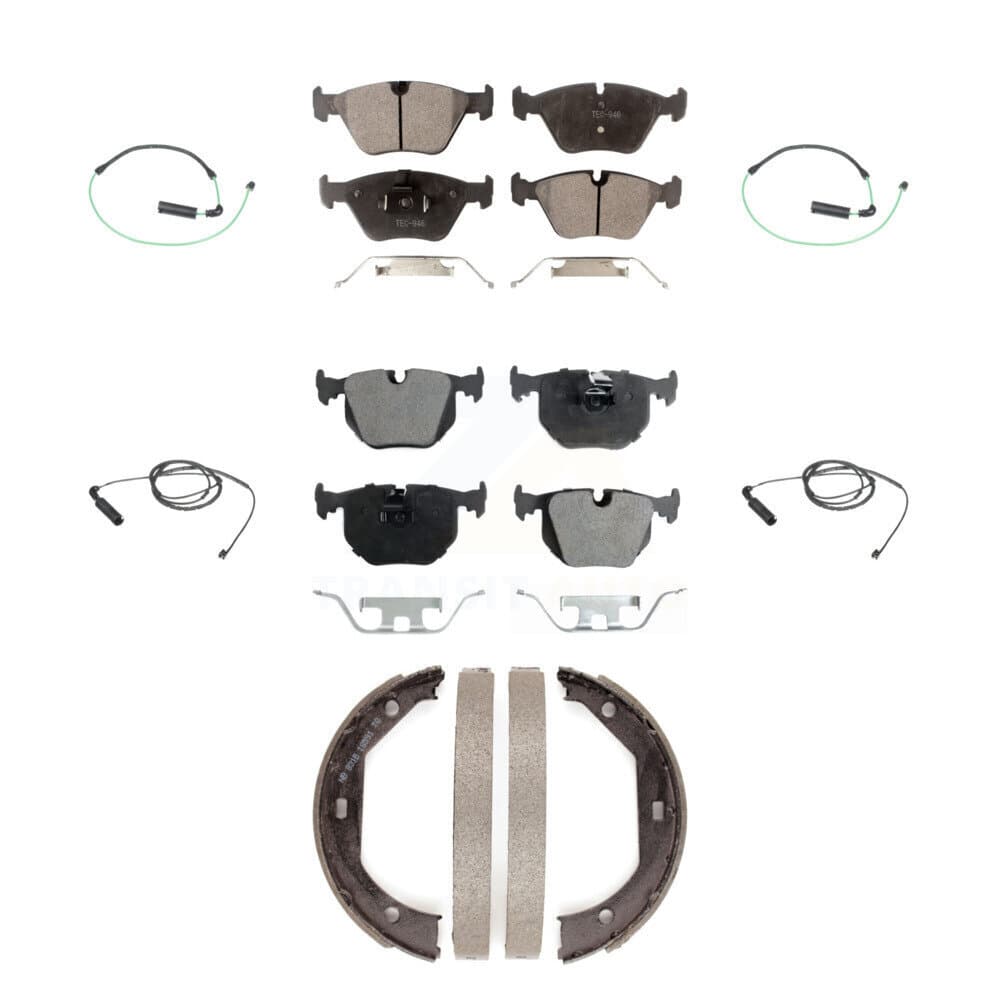 Positive Plus - KPW-100560 - Front and Rear Disc Brake Pad Kits image 1