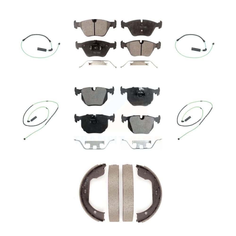 Positive Plus - KPW-100563 - Front and Rear Disc Brake Pad Kits image 1