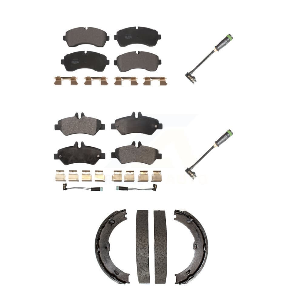 Positive Plus - KPW-101292 - Front and Rear Disc Brake Pad Kits image 1