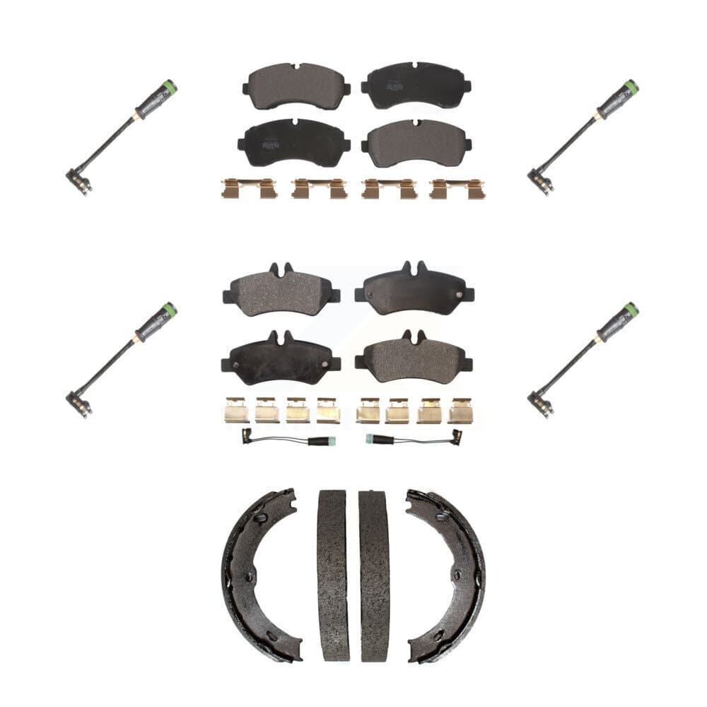 Positive Plus - KPW-101297 - Front and Rear Disc Brake Pad Kits image 1