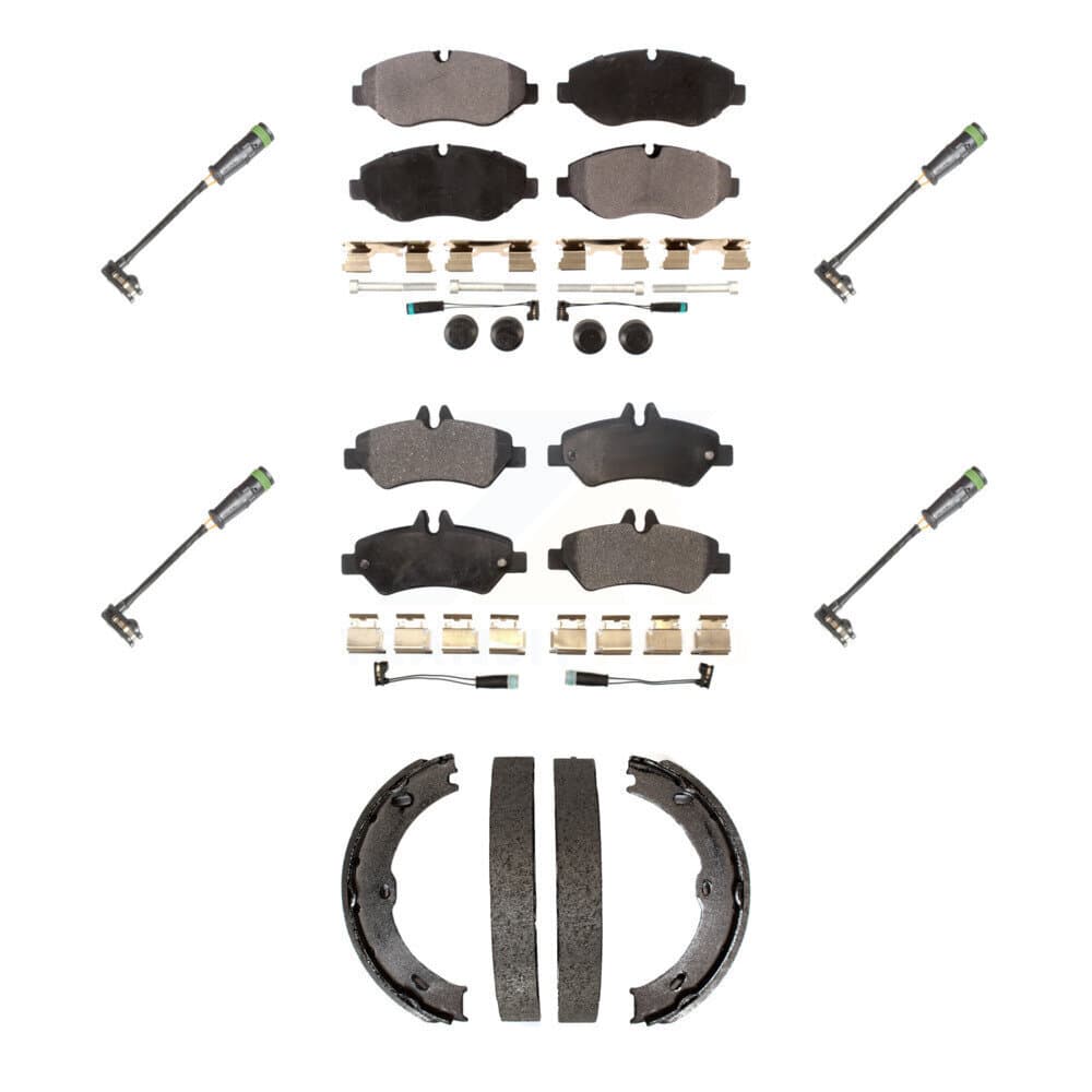 Positive Plus - KPW-101303 - Front and Rear Disc Brake Pad Kits image 1