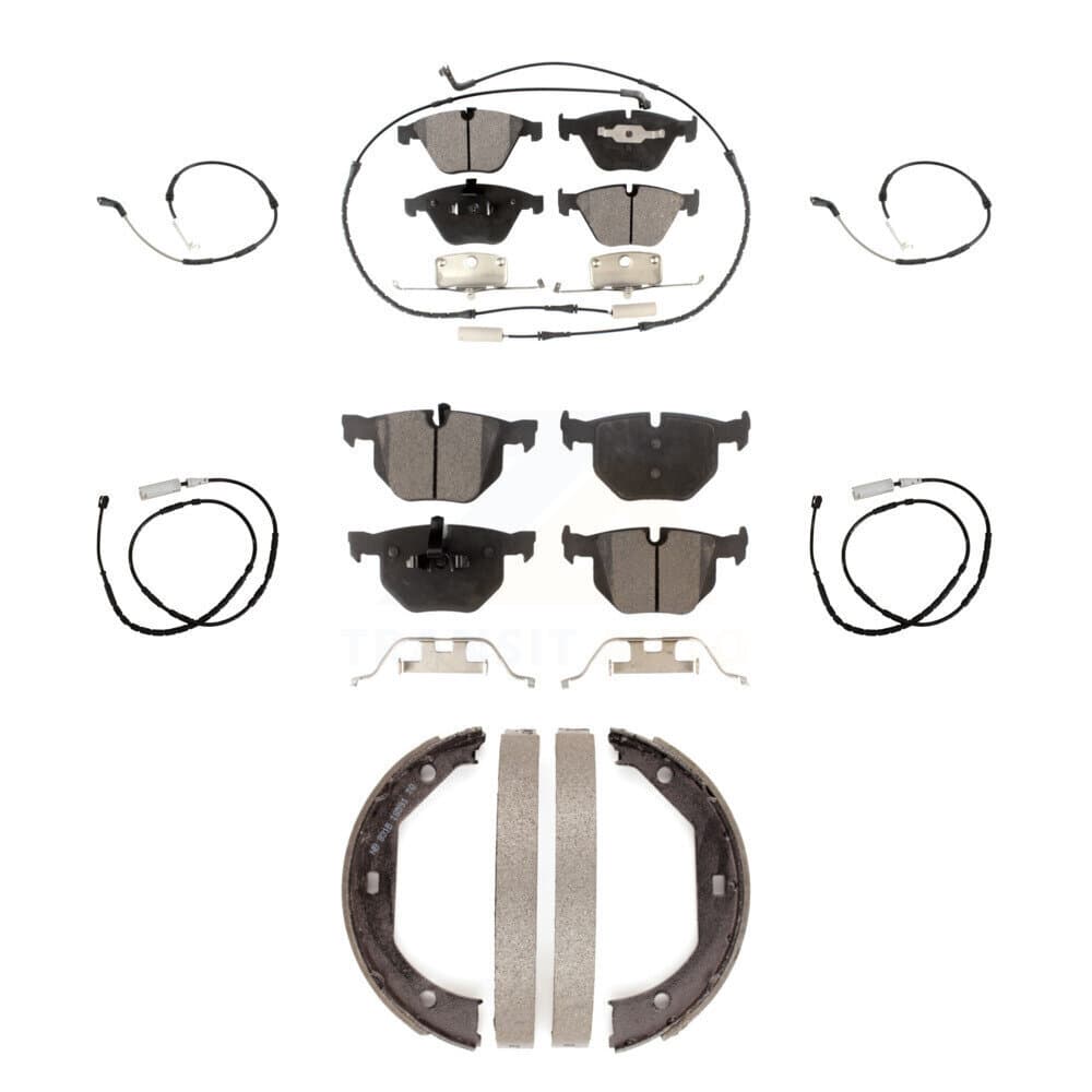 Positive Plus - KPW-101551 - Front and Rear Disc Brake Pad Kits image 1