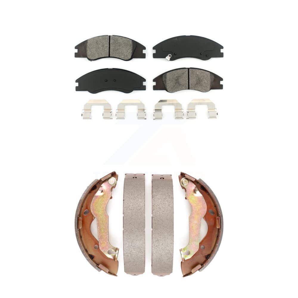 Transit Auto - KSN-100012 - Front and Rear Disc Brake Pad Kits image 1