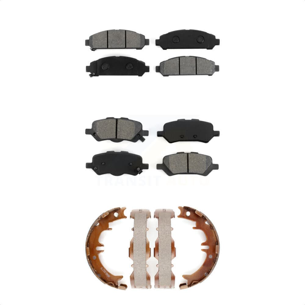 Transit Auto - KSN-100617 - Front and Rear Disc Brake Pad Kits image 1