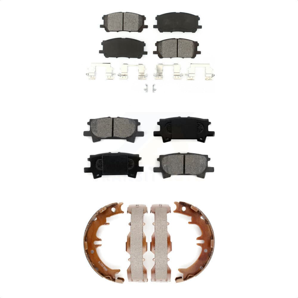 Transit Auto - KSN-100619 - Front and Rear Disc Brake Pad Kits image 1