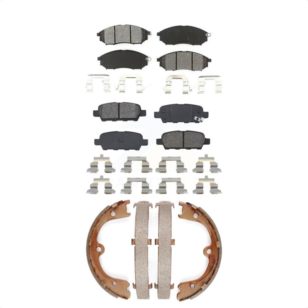 Transit Auto - KSN-100640 - Front and Rear Disc Brake Pad Kits image 1