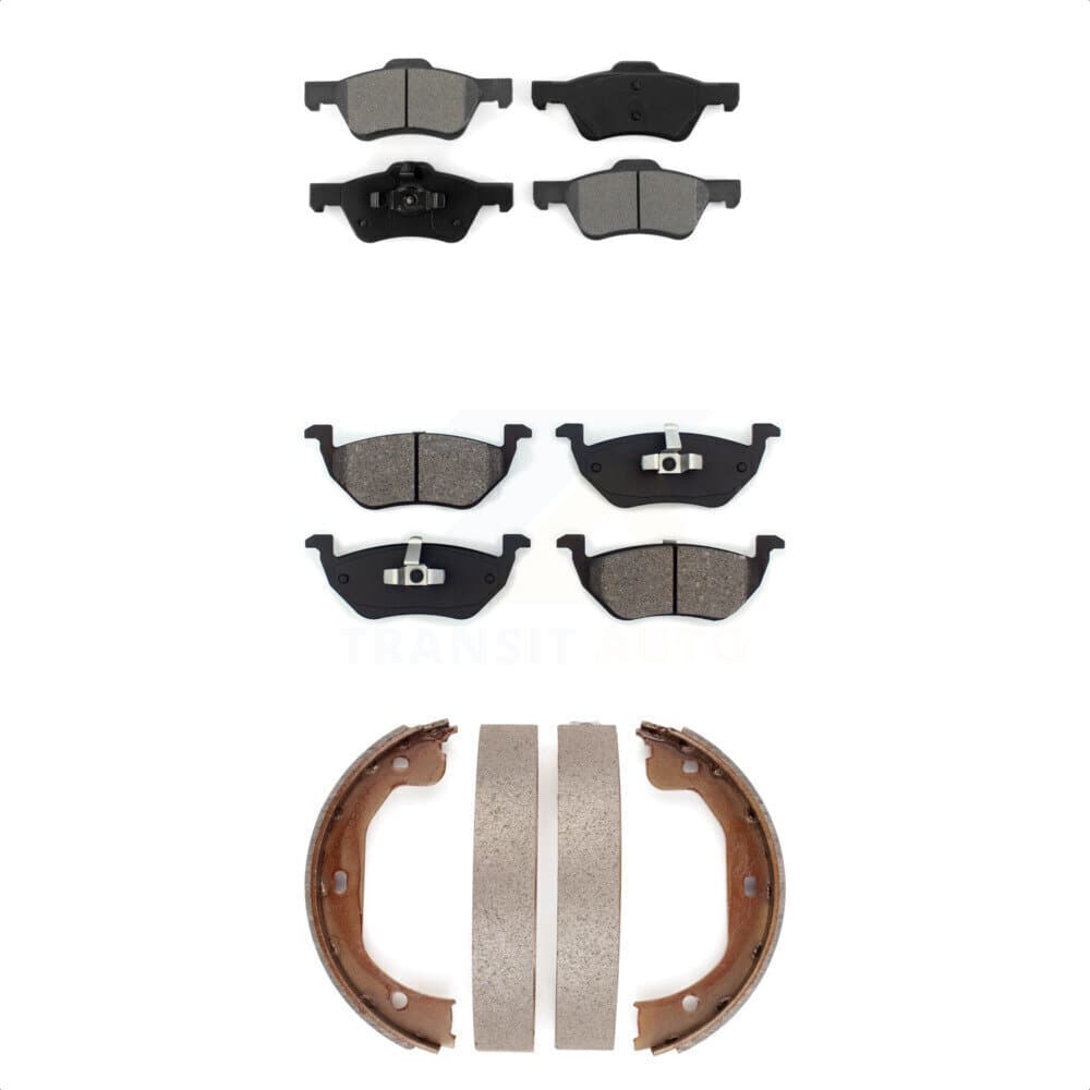 Transit Auto - KSN-100698 - Front and Rear Disc Brake Pad Kits image 1