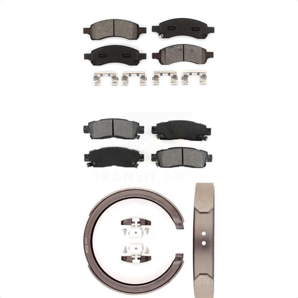 Transit Auto - KSN-100712 - Front and Rear Disc Brake Pad Kits image 1