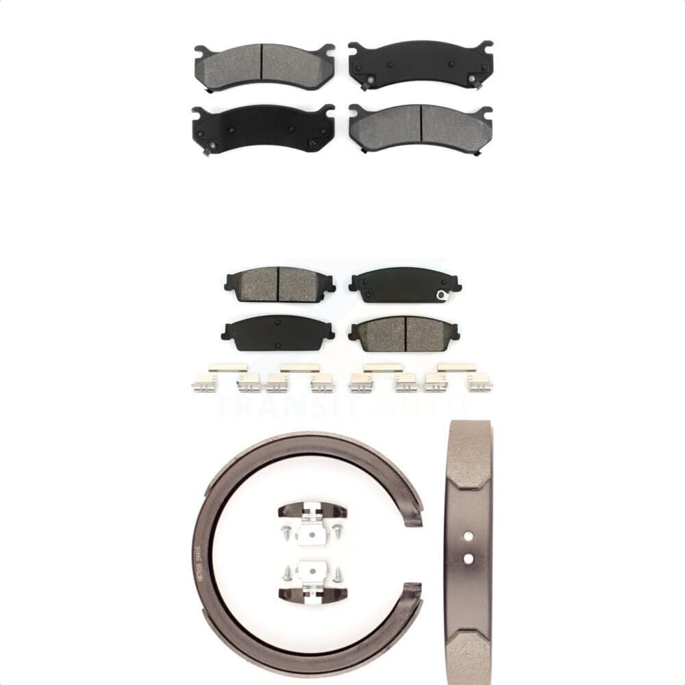 Transit Auto - KSN-100713 - Front and Rear Disc Brake Pad Kits image 1