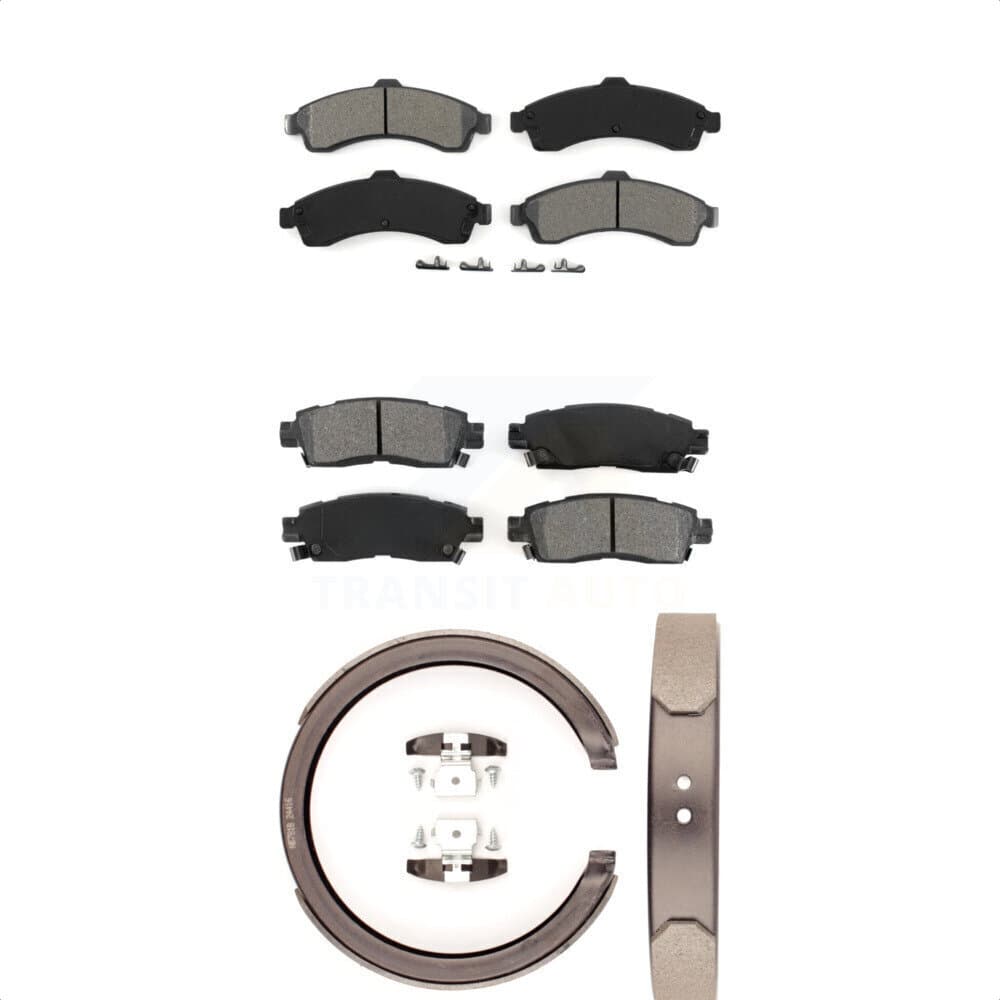 Transit Auto - KSN-100716 - Front and Rear Disc Brake Pad Kits image 1