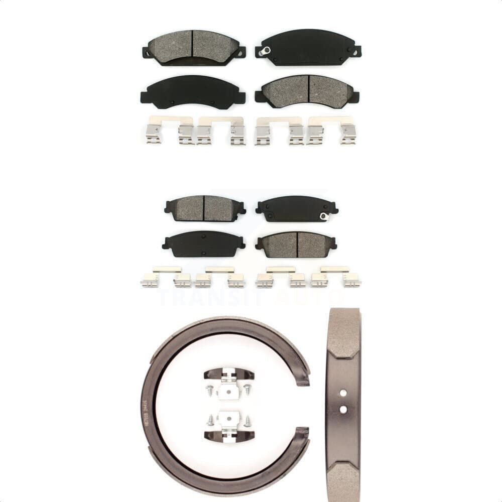 Transit Auto - KSN-100719 - Front and Rear Disc Brake Pad Kits image 1